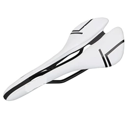 xinlinlin Spares xinlinlin Hollow Bicycle Saddle Road Bike Seat Universal Comfortable Reduce Pressure Cushion Mountain Bike Saddle Bike Accessories (Color : White)
