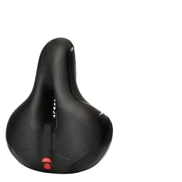 xinlinlin Mountain Bike Seat xinlinlin MTB Bicycle Saddle Seat Big Butt Bicycle Road Cycle Saddle Mountain Bike Gel Seat Shock Absorber Wide Comfortable Accessories (Color : Red)