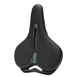 xinlinlin Spares xinlinlin MTB Bike Saddle Breathable Big Butt Cushion Leather Surface Seat Mountain Bicycle Shock Absorbing Hollow Cushion Accessories