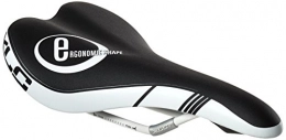 XLC Mountain Bike Seat XLC MTB ATB Sport Sa S03 Bike Saddle – Black / White, 2502027000