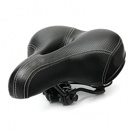 xmk2021888 Spares xmk2021888 Bike seat, Bicycle riding saddle road mountain bike bicycle wide padded comfortable cushion (Color : Black)