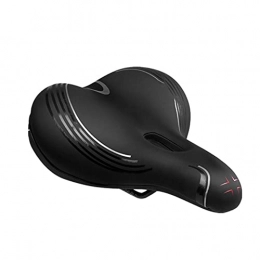 xmk2021888 Spares xmk2021888 Bike seat, Mountain road bike seat Comfortable 3D ergonomic design Soft bicycle saddle Bicycle parts Cycling equipment (Color : Black)