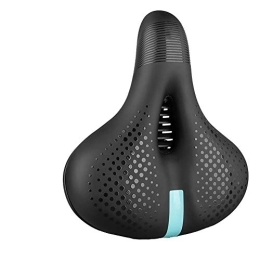 XuCesfs Mountain Bike Seat XuCesfs Bicycle Seat Cushion Soft Silicone Comfortable Thickening Increase Breathable Mountain Bike Riding Saddle (Color : Sky blue)