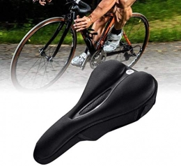 XXT Mountain Bike Seat XXT 1pc Comfortable Soft Breathable Saddle Bicycle Seat Mat For Mountain Bike Bicycle Outdoor Sports Riding Black
