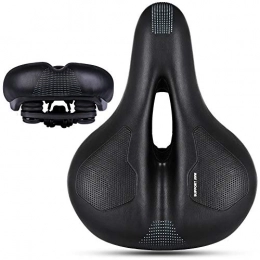 XXZ Spares XXZ Bike Seat Extra Wide Exercise Bicycle Saddle Soft Foam Padded, Universal Fit for Road Spin Stationary Mountain Cruiser Bikes Gift for Men Women Senior