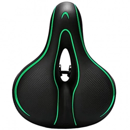 XYXZ Spares XYXZ Bike Saddle Seat Comfortable Comfortable Experience Bicycle Saddle Mountain Bike Bicycle Seat Riding Equipment Cushion For All Seasons Durable Bicycle Seat (Color : Green, Size : 24X10