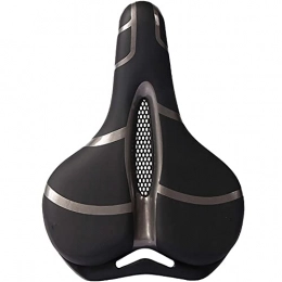 XYXZ Mountain Bike Seat XYXZ Bike Saddle Seat Comfortable Comfortable Experience Bicycle Saddle Soft And Thick Silicone Bicycle Saddle For All Seasons Durable Bicycle Seat (Color : Gray, Size : 25X20Cm)