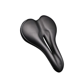 YANGLI Spares YANGLI WanLiTong GEL Bicycle Seat Saddle Fit For MTB Road Bike Silicone Mountain Bike Racing Saddles PU Leather Breathable Soft Comfortable Cushion (Color : Black)