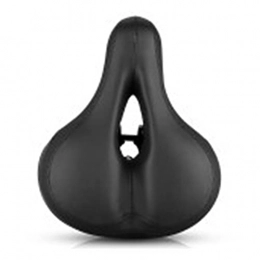 Yanyan Mountain Bike Seat Yanyan Mountain Bicycle Saddle Big Butt Road Bike Seat With Light Comfortable Soft Shock Absorber Breathable Cycling Bicycle Seat (Color : All Black)