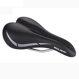 YBZS Spares YBZS Bicycle Seat, Comfortable Silicone Seat Cushion Breathable Shock-Absorbing And Wear-Resistant Mountain Bike Saddle, The Best Bicycle Accessories Mountain Bike, Spinning Bike, Exercise Bike, Black