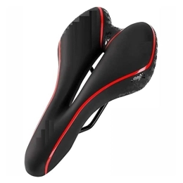 SHADXW Mountain Bike Seat YEJIANGHUA Comfortable Bicycle Saddle MTB Mountain Road Bike Seat Hollow Gel Cycling Cushion Exercise Bike Saddle Fit For Men And Women (Color : Type A Red)