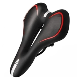 SHADXW Spares YEJIANGHUA Comfortable Bicycle Saddle MTB Mountain Road Bike Seat Hollow Gel Cycling Cushion Exercise Bike Saddle Fit For Men And Women (Color : Type B Red)
