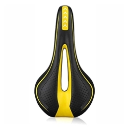 SHADXW Spares YEJIANGHUA Comfortable Bicycle Saddle MTB Mountain Road Bike Seat Hollow Gel Cycling Cushion Exercise Bike Saddle Fit For Men And Women (Color : Type D Yellow)