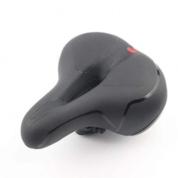 Yhjkvl Mountain Bike Seat Yhjkvl Comfortable Bike Seat Widen Comfortable Bicycle Seat Soft Bike Saddle With Shock Absorber Ball Mountain Bike Seat Accessories Bicycle Saddle (Size:One Size; Color:Black Red)