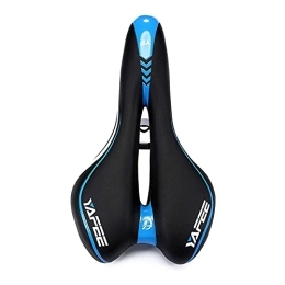 YINHAO Mountain Bike Seat YINHAO Bicycle Saddle Cushion Mountain Bike SaddleSeat Comfortable Road Cycling Seat Bicycle Accessories Selim Mtb Bici (Color : Blue)