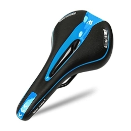 YINHAO Spares YINHAO Bicycle Saddle Skid-proof Sillin Bicicleta Carretera Soft PU Rode Racing Mountain Bike Seat Cycling Accessories (Color : B Style Blue)