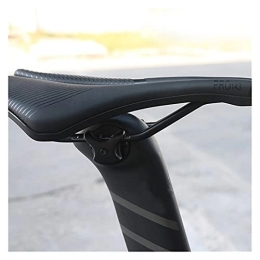 YINHAO Mountain Bike Seat YINHAO Bicycle Soft Thick Saddle Mountain Road Bike Cycling Wide Seat Cushion For Road / Mountain / Fixed Gear Bike Parts (Color : Black)