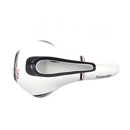 YINHAO Mountain Bike Seat YINHAO Full Carbon Fiber Bicycle Saddle Open Fit Hollow Short Fit Carbon FX Racing Wide Bike Saddle For Road Mountain Sans Cycling Seat (Color : White red)