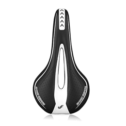 YINHAO Spares YINHAO Gel Extra Soft Bicycle MTB Saddle Cushion Bicycle Hollow Saddle Cycling Road Mountain Bike Seat Bicycle Accessories (Color : Black White)