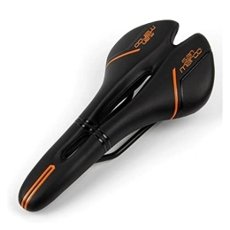YINHAO Spares YINHAO Road Bike Saddle Soft Comfortable Bicycle Bike Seat Cushion Pad Cycle Seat Ultralight Mountain MTB Cycling Saddle Spare Parts (Color : Orange)