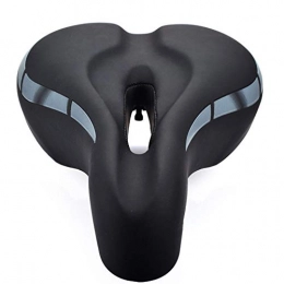 YKHOME Bike Saddle - Memory Sponge Bike Saddle Mountain Bike Seat Breathable Comfortable Cycling Seat Cushion Pad with Central Relief Zone and Ergonomics Design Fit for Road Bike and Mountain