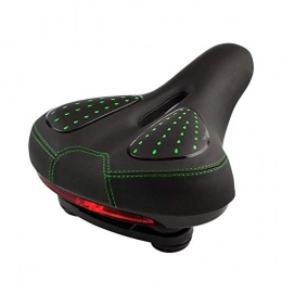 YLB Spares YLB Bike Saddle-Comfortable Road Mountain Bike Seat Foam Padded Leather Bicycle Saddle for Men Women Everyone, with Taillight, Waterproof, Soft, Breathable, Fit MTB, Most Bikes