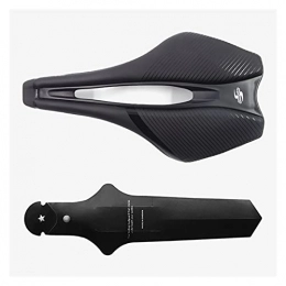 YMANNI Spares YMANNI Bicycle Saddle For Men Women Road Mtb Mountain Bike Saddle Lightweight Cycling Race Seat (Color : Black black 1)