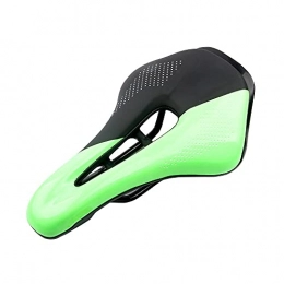 YMANNI Spares YMANNI bike seat Bicycle Saddle Seat Mountain Bike Cushion For Men Skid-proof Soft PU Leather MTB Cycling Saddles Road Bike Seats (Color : Light green)
