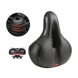 Yokbeer Spares Yokbeer Bicycle Saddle, Wider, Softer, Comfortable, Breathable, Shock Absorbing, Ergonomic Bicycle Saddle for City Bikes, Road Bikes, Mountain Bikes (Color : Rot, Size : 25 * 20 * 9cm)
