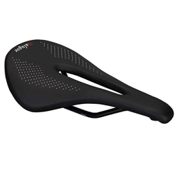 YouLpoet Spares YouLpoet Bike Seat Lightweight PU Bike Saddle Bicycle Seats Ergonomic Design for Mountain Road Bikes Cycling, Black