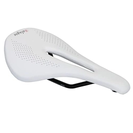 YouLpoet Spares YouLpoet Bike Seat Lightweight PU Bike Saddle Bicycle Seats Ergonomic Design for Mountain Road Bikes Cycling, White