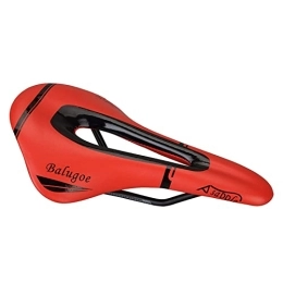 YouLpoet Mountain Bike Seat YouLpoet Mountain Bike Saddle Fit for Road Bike and Mountain Bike Lightweight Comfortable Bicycle Saddle, Red
