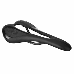 YouLpoet Spares YouLpoet Mountain Bike Saddles Ergonomics Breathable Hollow Design Comfortable Bicycle Seat Bow Steel For MTB Road Bike, Black