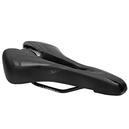 YouLpoet Spares YouLpoet Mountain Bike Seat Comfortable Gel Saddle, Waterproof Soft Wide Memory Foam Bicycle Seat Cushion for MTB, Spinning Bikes, Exercise Bike, Black