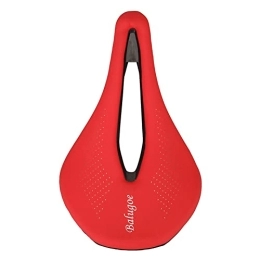 YouLpoet Mountain Bike Seat YouLpoet Mountain Bike Seat with Central Relief Zone and Ergonomics Design Fit Comfort Bike Saddle Soft Bicycle Cushion for Women Men, Red