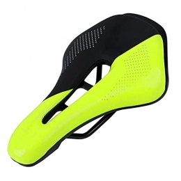 YQ&TL Mountain Bike Seat YQ&TL Bicycle Saddle, Bicycle Seat, Hollow Ergonomic Support the Cervical Spine, for Mountain Bike MTB Road Bike Men Women yellow