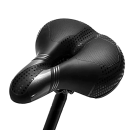 YQ&TL Spares YQ&TL Extra Mountain Bike Seat, Comfortable Men Women, Bicycle Saddle, Soft and Breathable, Thicken Mountain Bike Saddle, Double Spring / Damping Ball Shock Absorption A