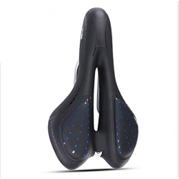 YQCSLS Spares YQCSLS Bicycle Seat Saddle MTB Road Bike Saddles Mountain Bike Racing Soft Seat PU Breathable Cushion Cycling Camping Sport Accessories (Color : Blue)