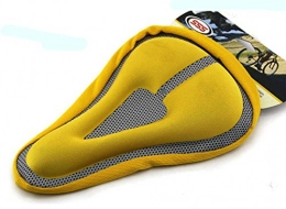 YUNDONG Mountain Bike Seat YUNDONG Memory Cotton Saddle Cushion Sets Most Able Fit For Outdoor Exercise And Mountain Bikes Band Breathable Designed 27*17Cm, Yellow