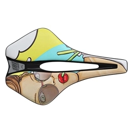 Yunn Spares YUNN Mountain Bicycle Saddle Hollow | Folding Road Bike Cushion with Hollow Design - Breathable Waterproof Soft Pad Cushion Road Mountain Bicycle Accessories