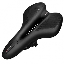 YYDE Mountain Bike Seat YYDE Comfortable Thick Silicone Mountain Road Bike Seat Bicycle Hollow PU Leather Saddle Comfort for Women Men Adult Cycling Cycling Accessories
