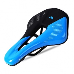 YYDM Spares YYDM Mountain Bike Racing Seat Waterproof Wear-Resistant - Cutout Ventilation Breathable Road Bike Seat, for Road Cycling, Blue