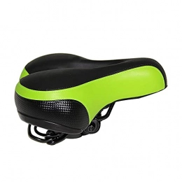YYDMBH Spares YYDMBH Bike Seat Black Green Reflective Saddle Mountain Bike Seat Professional Road MTB Comfort Cycling Padded Cushion Spring Front Seat