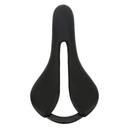 Yyqtgg Mountain Bike Seat YYQTGG Mountain Bike Saddle, Hollow Bicycle Seat Comfortable Microfiber Leather Surface High Tensile Strength Beautiful for Stable Riding