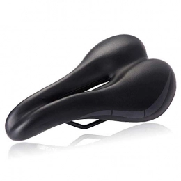 ZHAO Spares ZHAO Bike Seat Bicycle Saddle, Comfort Bike Seat, Most Comfortable Extra Wide Soft Foam Padded Men Women Mountain Bike Wide Seat Retro Hollow Mtb Saddle