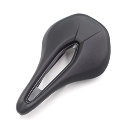 ZHOUFENG Spares ZHOUFENG Bike Seat Bicycle Saddle Power Comp MTB Mountain Road Bike Saddle Triathlon Racing Wide Seat PU Breathable Soft Cushion (Color : Black1)
