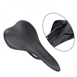 ZHRLQ Mountain Bike Seat ZHRLQ Mountain Bike Saddle, 3K Carbon Fiber Matte / Glossy Black Cycling Bicycle Front Seat Mat for Men Ultralight 105G
