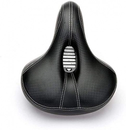 ZLYY Spares ZLYY Mountain Bike Saddle, Width Thickened Carbon Pattern Comfortable Bicycle Saddle, Women And Men Breathable MTB Mountain Bike Bike Seat