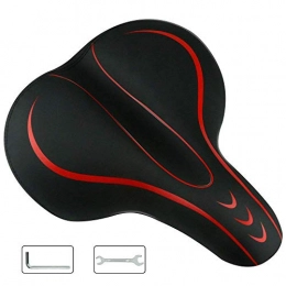ZNN Spares ZNN Bicycle Seat Cushion - Soft Thickened Waterproof Mountain Bike Seat Cushion Super Soft Shocking Bicycle Sitting Saddle, Comfortable and Breathable, Suitable for Mountain and Road Bikes