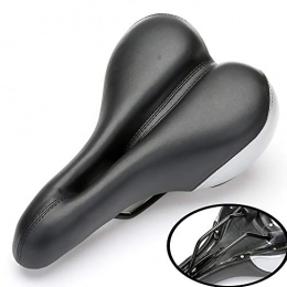 ZXASDC Spares ZXASDC Bike Seat Bicycle Saddle Cushion, Wear-resistant Leather Bicycle Saddle High-density Sponge Filling Thickened Super Soft, Hollow, and Comfortable Ergonomic Design
